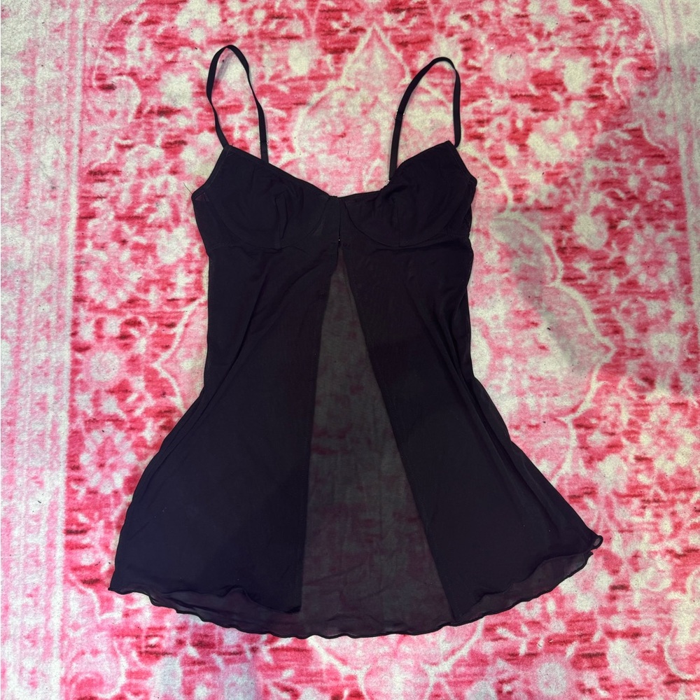 Urban Outfitters Black Sheer Lingerie